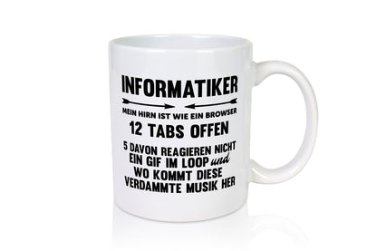 Infomatiker | Programmierer Codes lustiger Spruch Geschenk Familie Geschenkidee