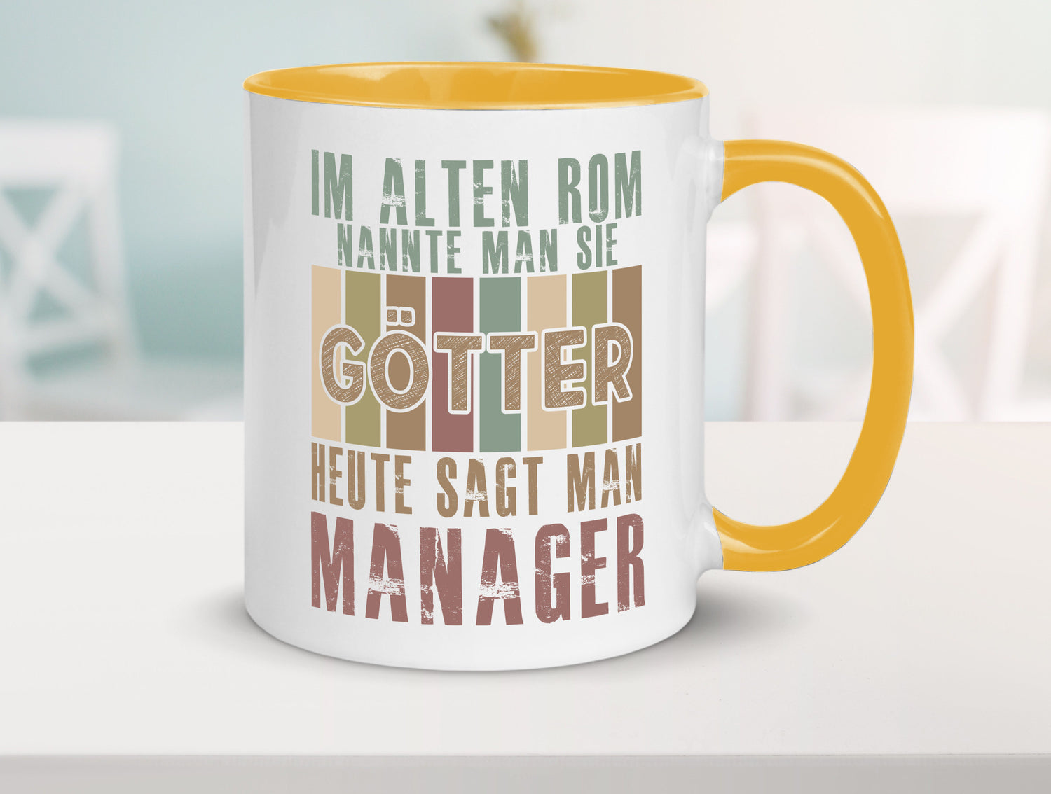 Heute sagt man: Manager | Management Humor Geschenkidee Tasse