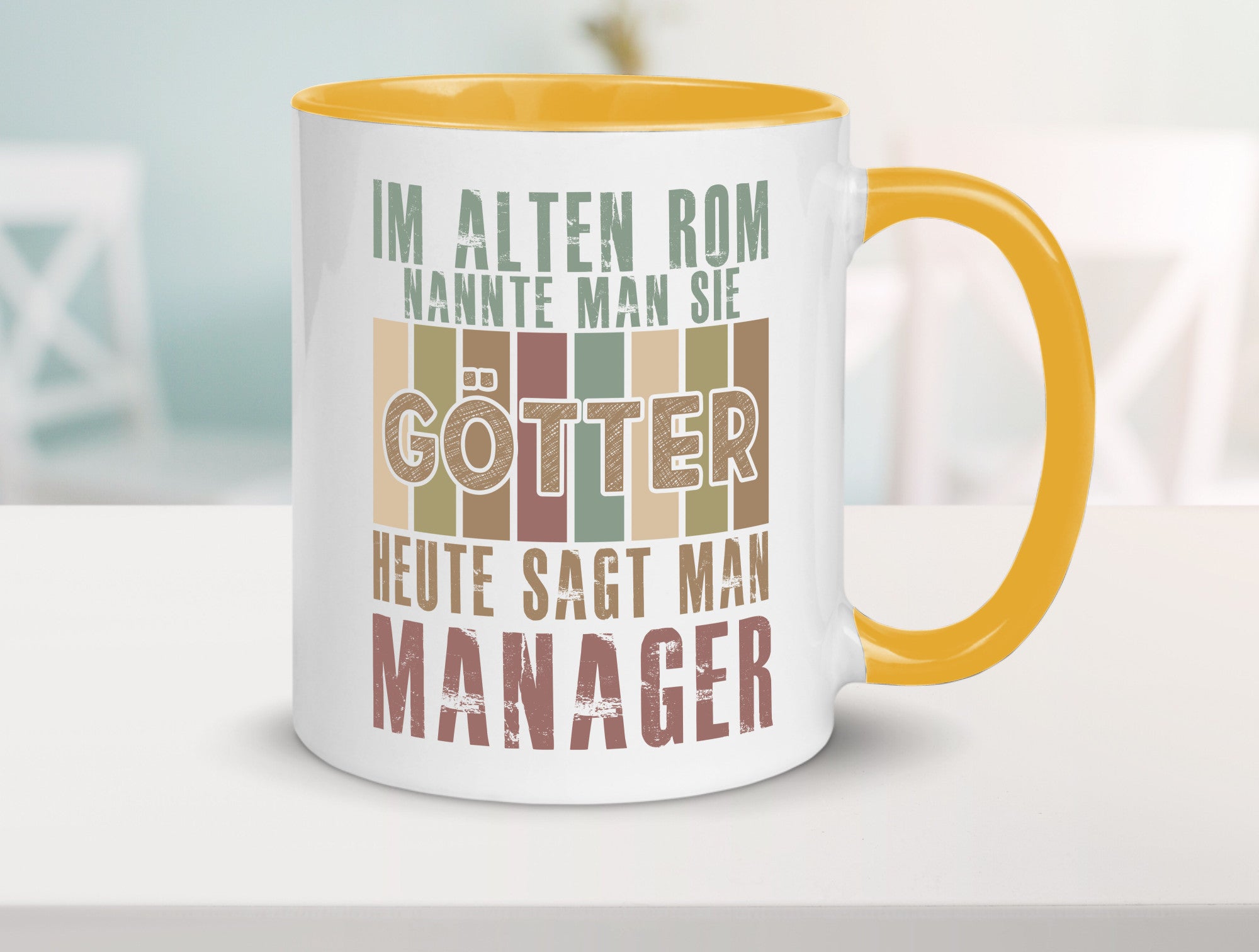 Heute sagt man: Manager | Management Humor Geschenkidee Tasse