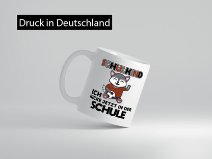 Ich kicke jetzt in der Schule | Fußball Kind lustiger Spruch Geschenk Humor