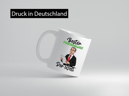 Bester Staatsanwalt | Anwalt Jurist v2 Geschenkidee Humor Tasse