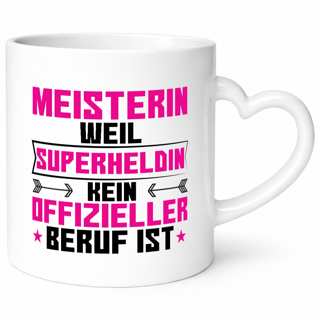 Superheldin Meisterin | Meisterbrief Humor Geschenkidee Tasse