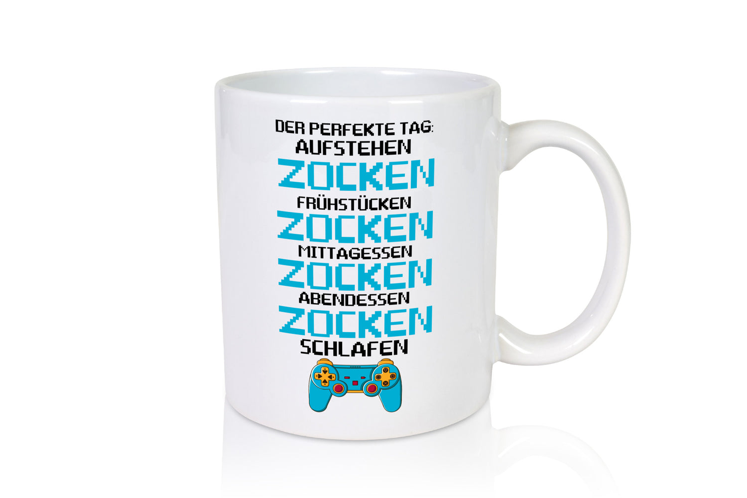 Der perfekte Tag | Zocker Tasse Gamer Witz Humor lustig Geschenkidee Geschenk