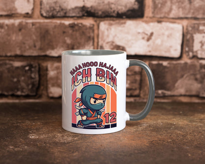 12. Geburtstag | Ninja Junge 12 Jahre Humor Geschenkidee Tasse