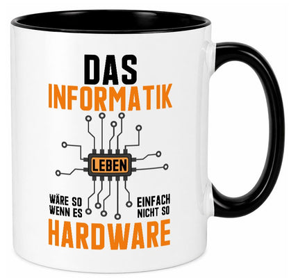 Informatik Leben | Hardware Nerd Software Entwickler Geschenkidee Humor Tasse
