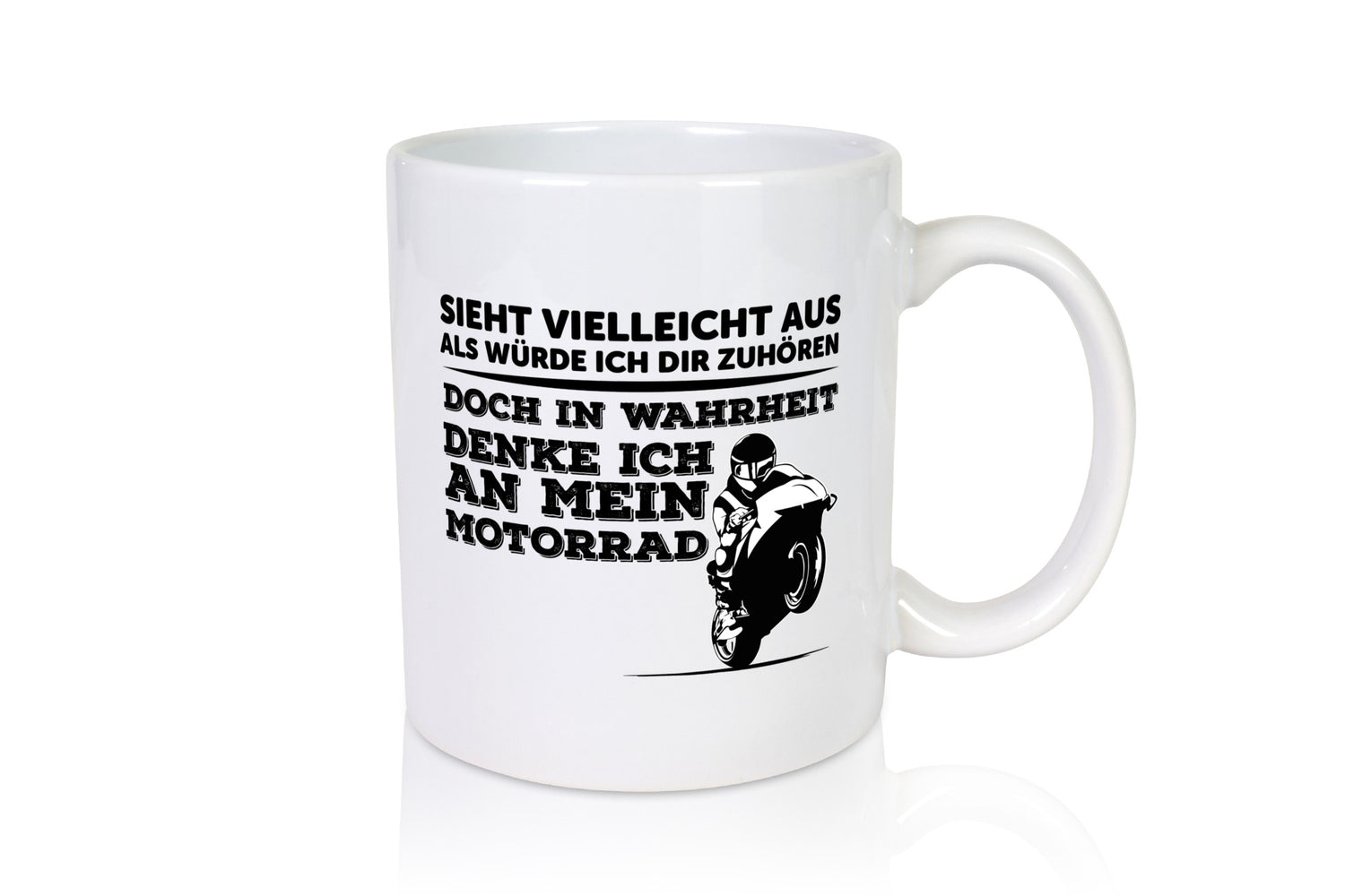 Motorrad Fahrer Tasse | lustiger Spruch Männer Humor Geschenk Geschenkidee