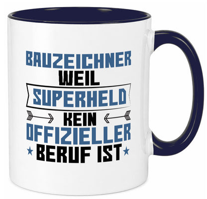 Superheld Bauzeichner | Zeichner Geschenk Humor Geschenkidee lustiger Spruch