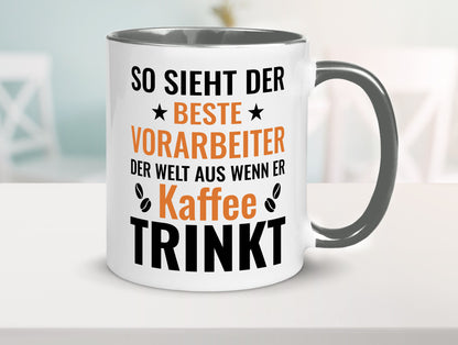 Kaffee trinkt: Vorarbeiter | Kollege Teamleiter Geschenk Arbeit Kollegen Büro