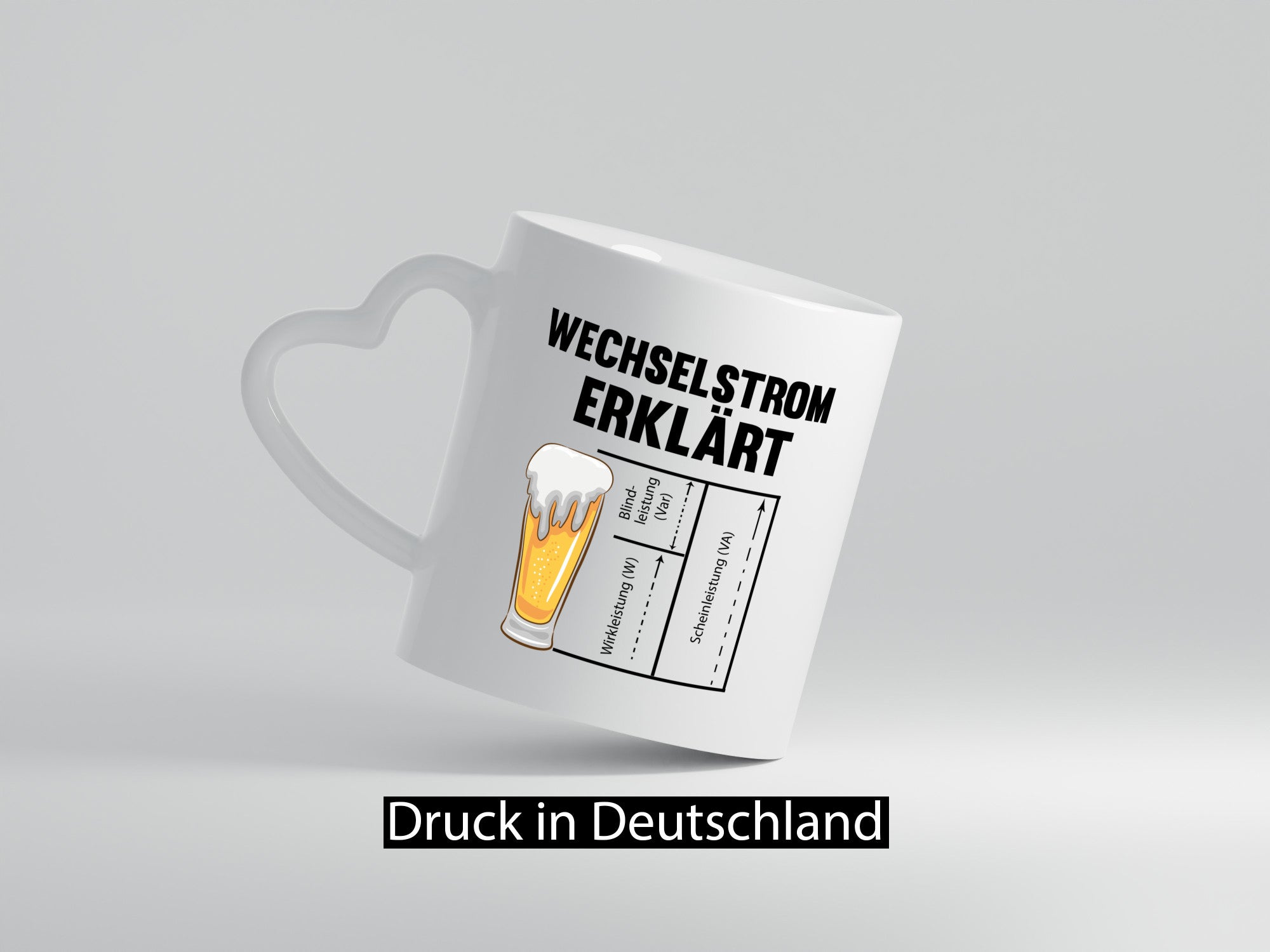 Wechselstrom erklärt | Humor Spruch Bier Elektrik lustiger Geschenk