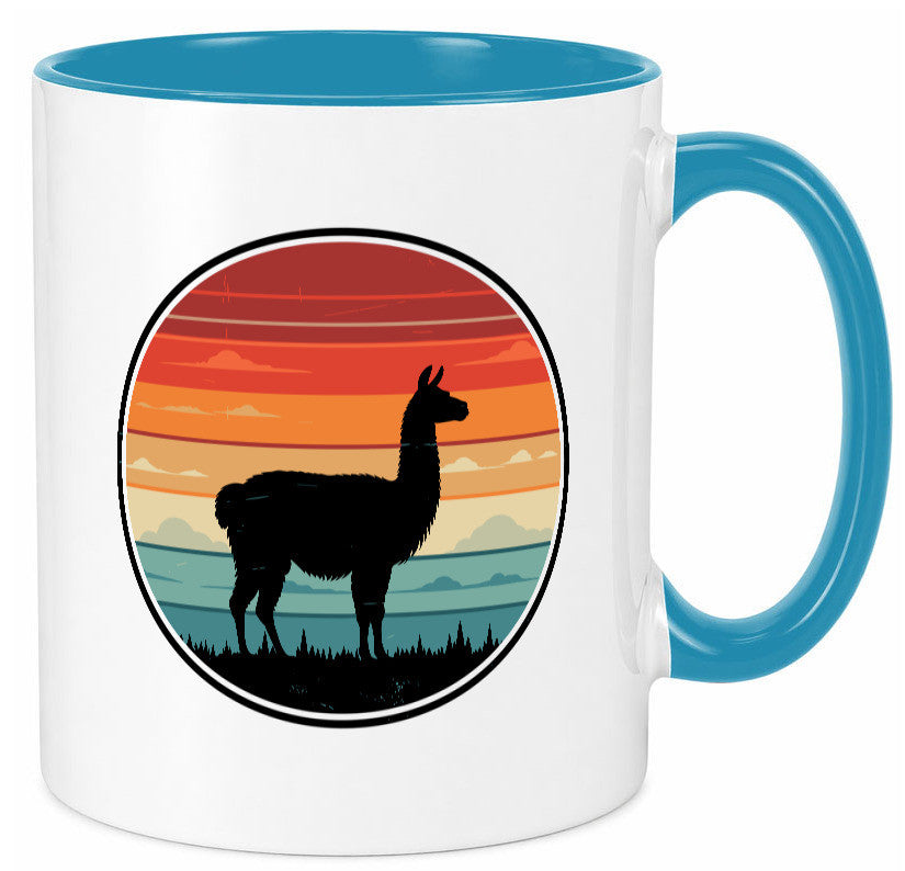 Lama | Alpaka Vintage Humor Geschenkidee Tasse