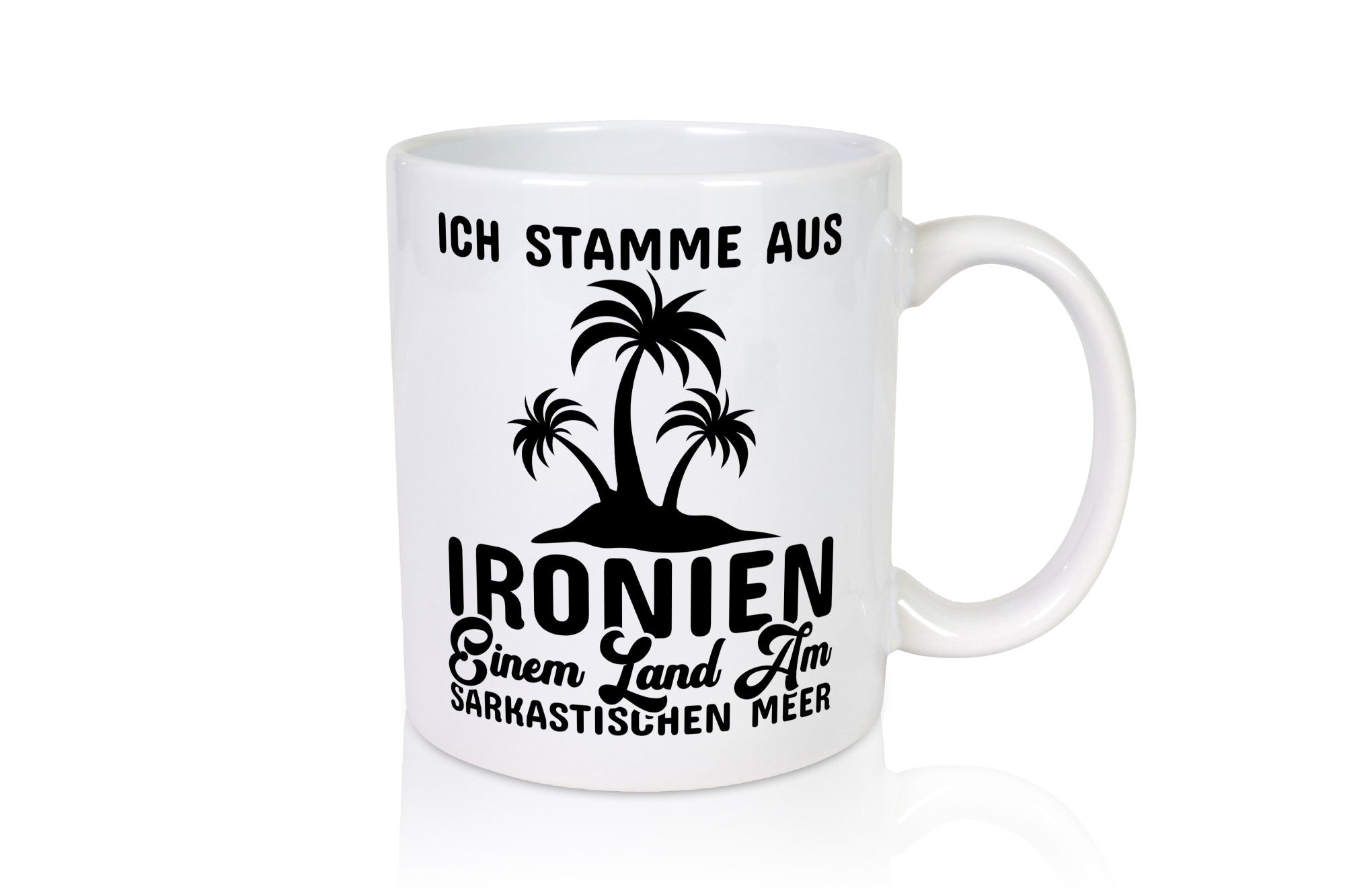 Ich stamme aus Ironien lustig Humor Geschenkidee Geschenk Tasse