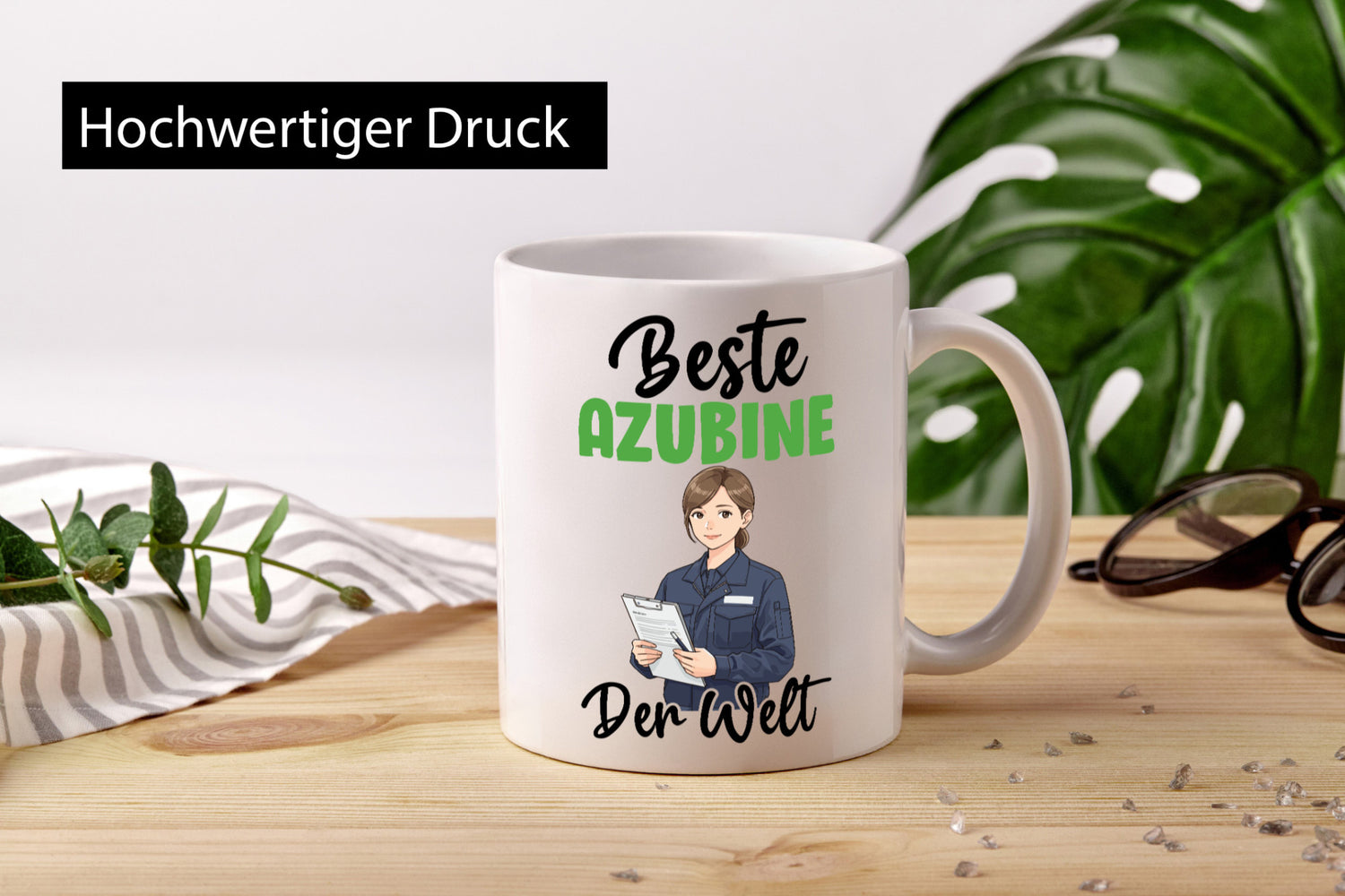 Beste Azubine | Ausbildung Lehre Lehrling v2 Humor Geschenkidee Tasse