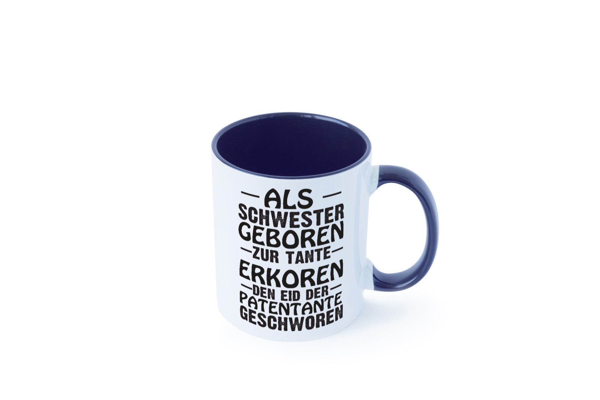 Eid der Patentante | Tante Tasse Schwester Humor lustig Geschenkidee Geschenk