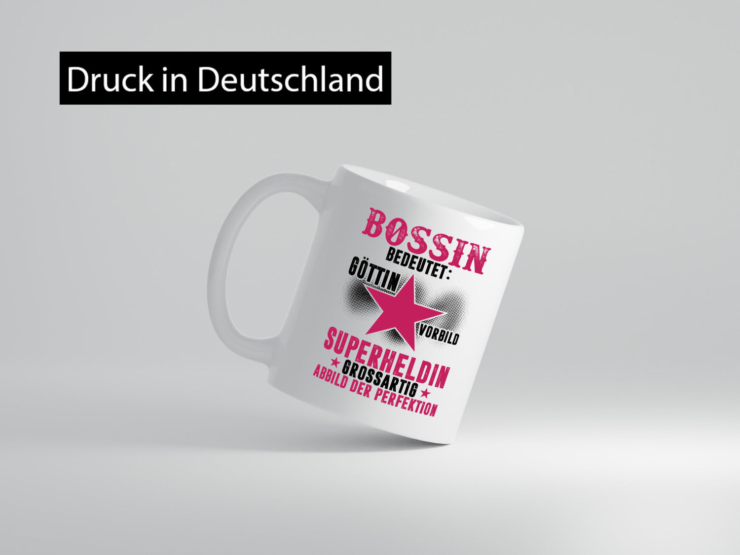 Bedeutung von Bossin | Führungskraft Vorgesetzte Humor Geschenkidee Tasse