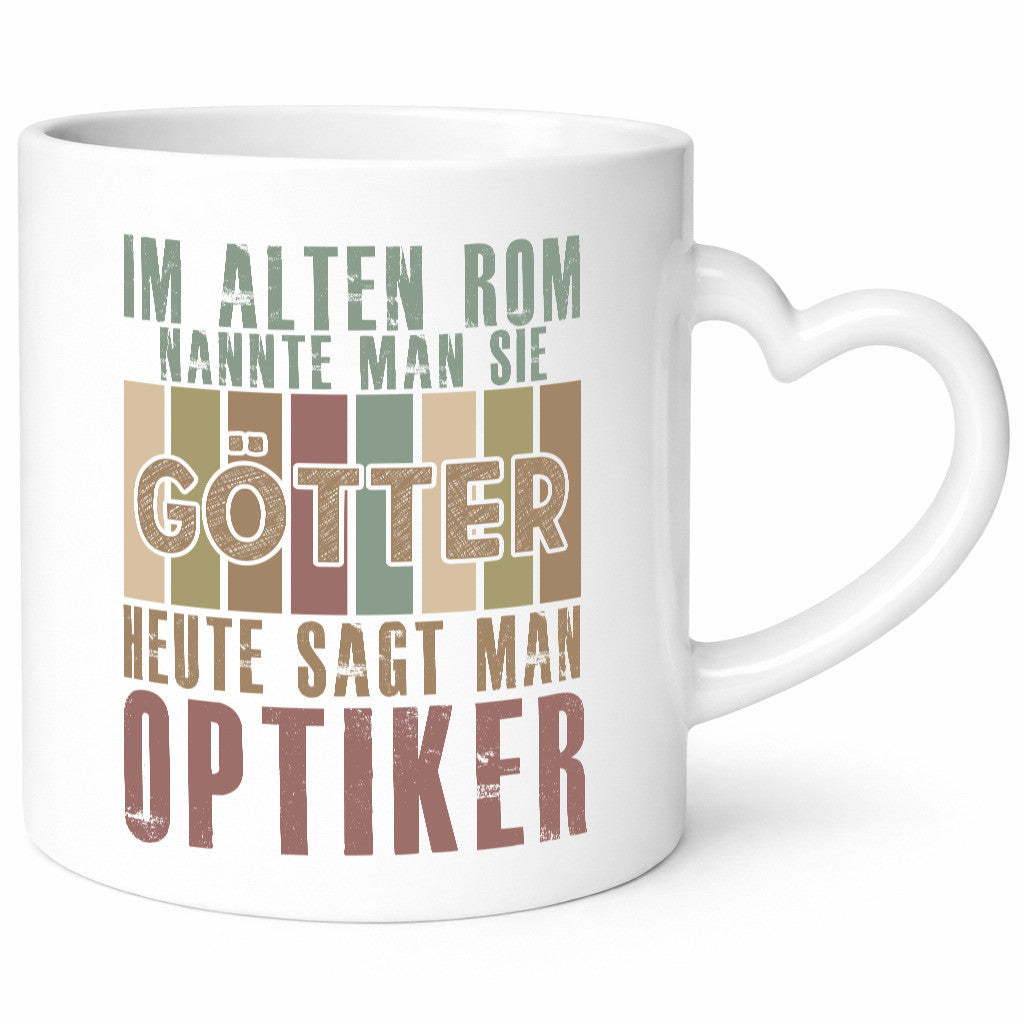 Heute sagt man: Optiker | Augenoptiker Geschenkidee Humor Tasse