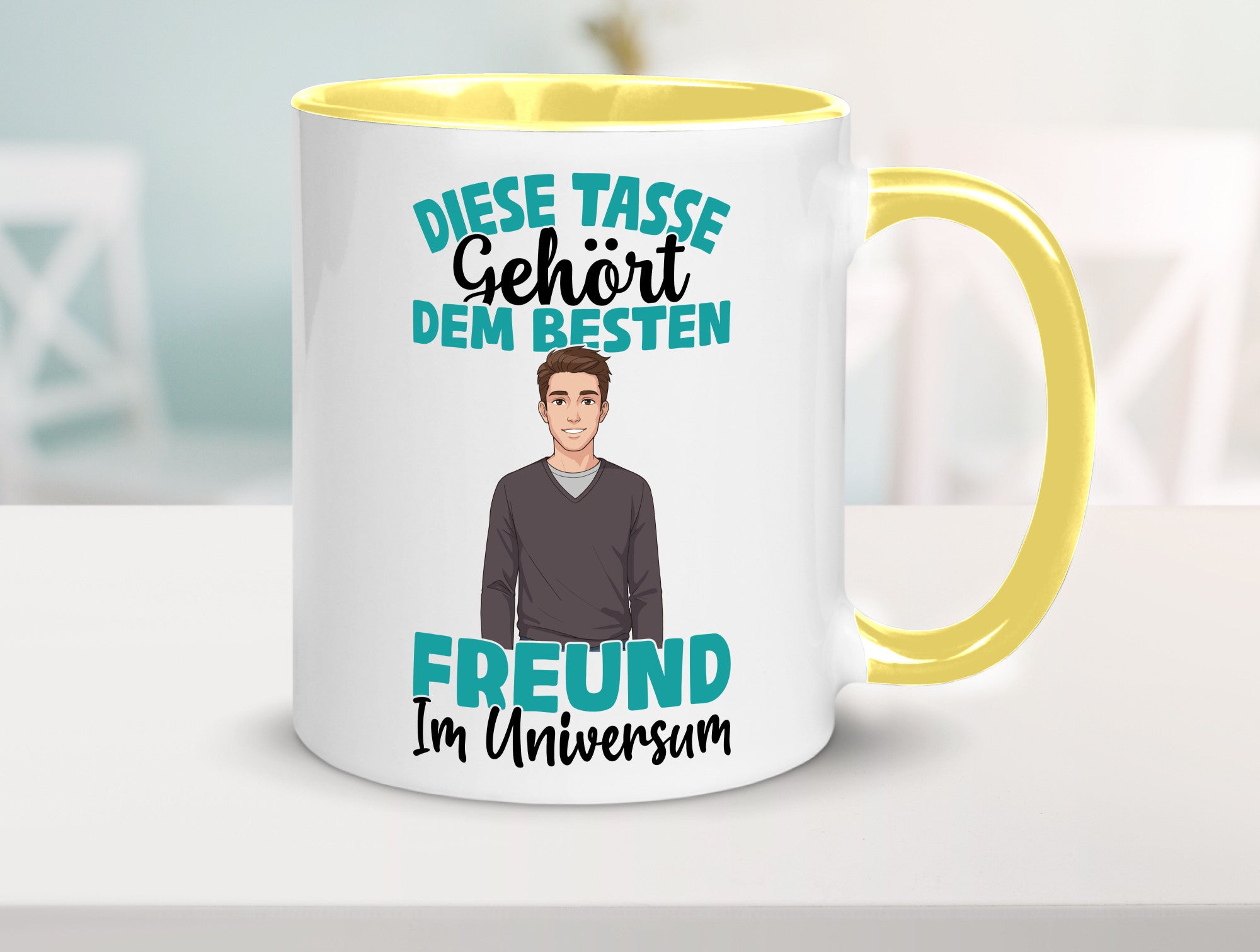 Im Universum: Freund | Beziehung Partner Liebe Geschenk Humor Geschenkidee
