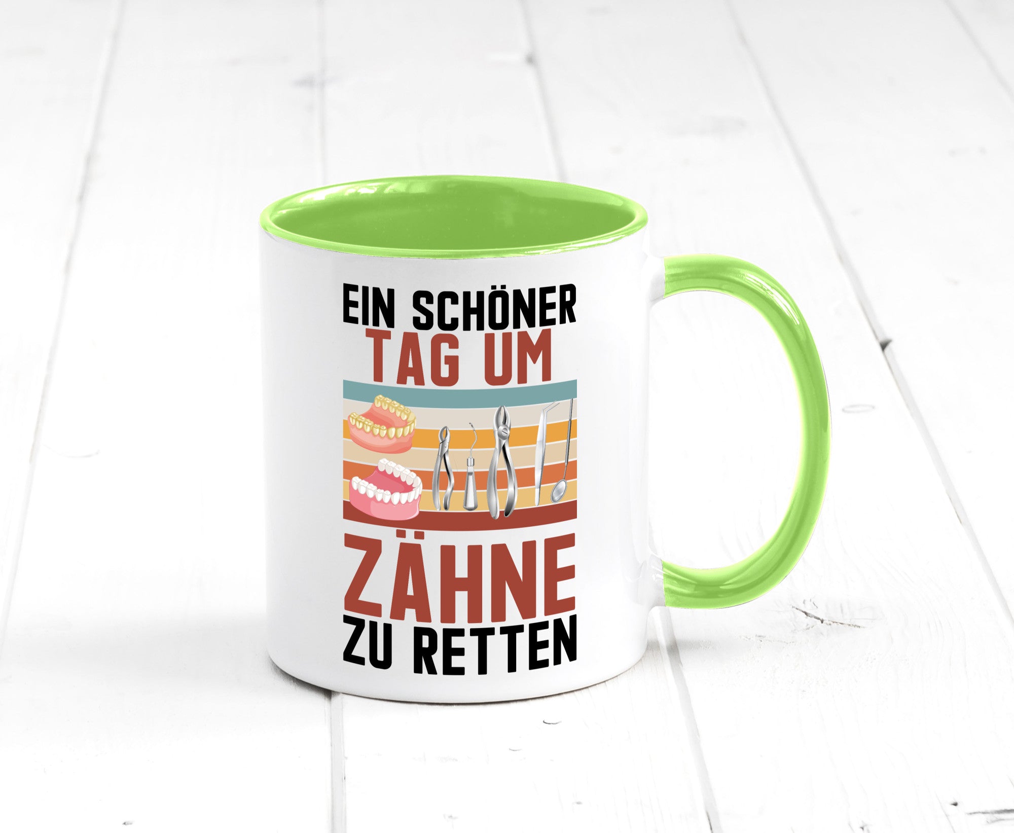 Ein schöner Tag um zähne zu retten | Zahnarzt Geschenk Humor Geschenkidee
