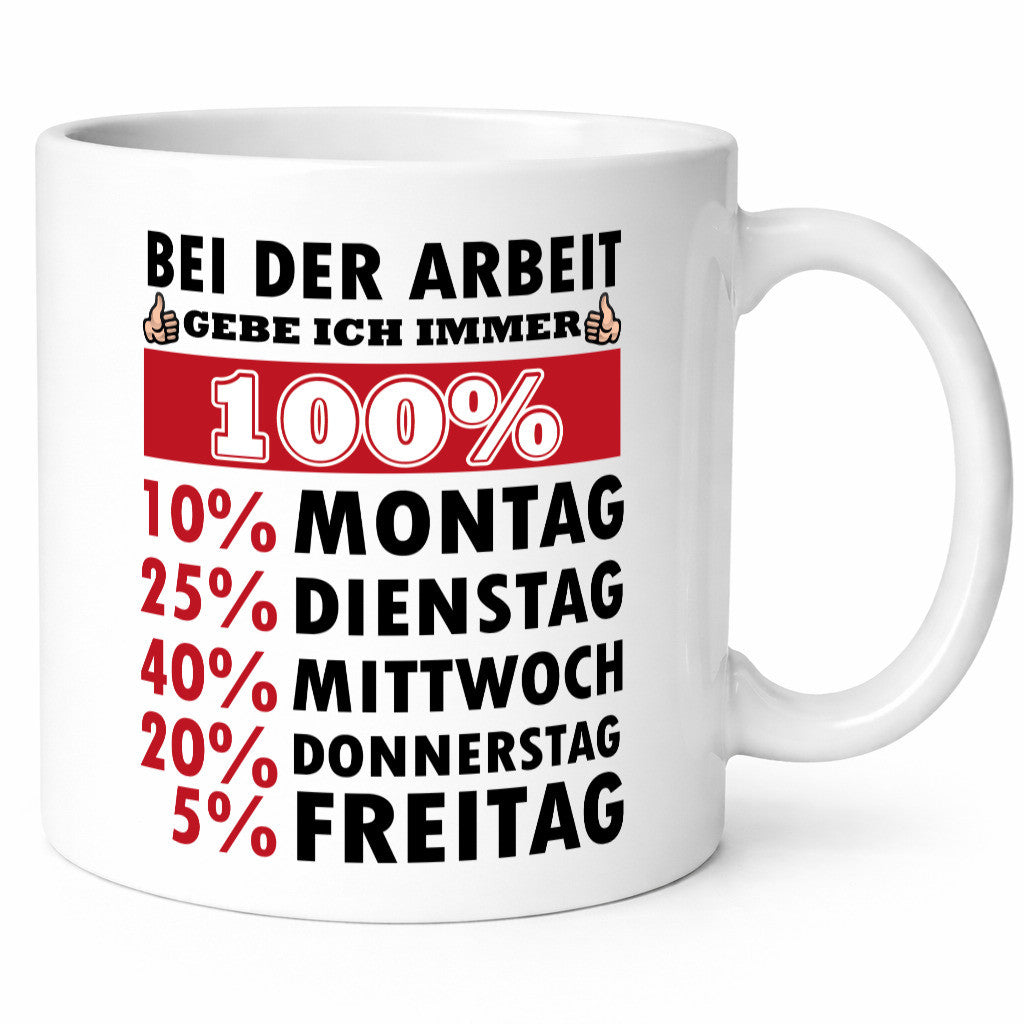 Ich gebe immer alles Geschenk Humor Geschenkidee lustiger Spruch Tasse
