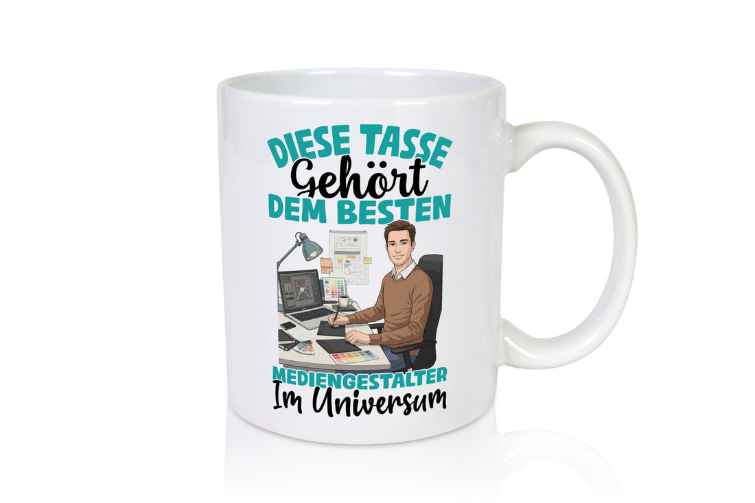 Im Universum: Mediengestalter | Medien Geschenk Humor Geschenkidee lustiger