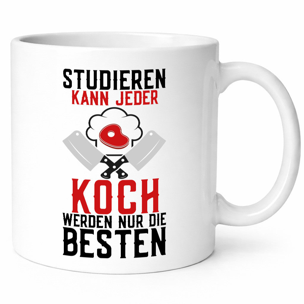 Studieren kann jeder | Koch Küchenchef Messer Spruch Geschenk Arbeit Kollegen
