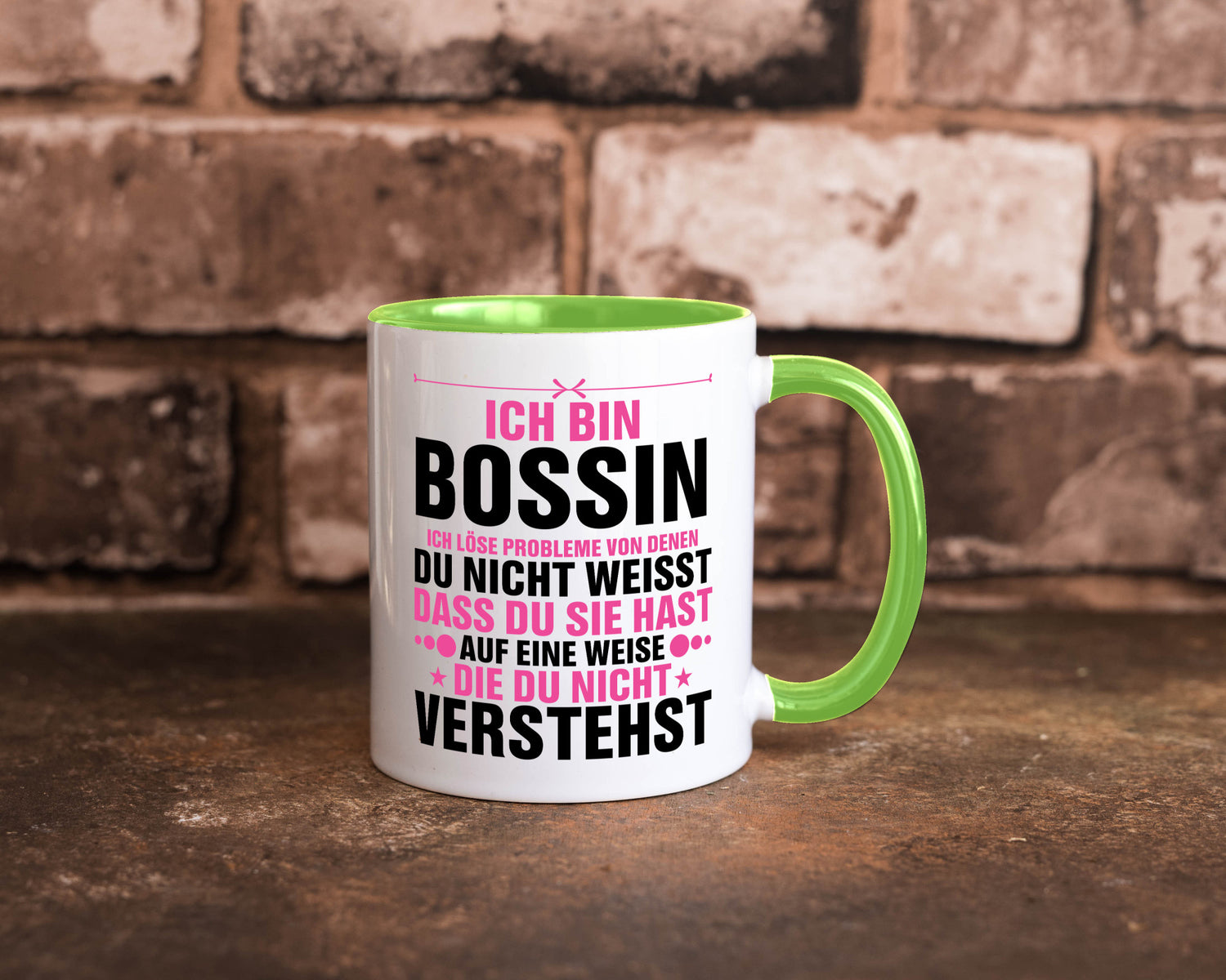 Löse Probleme: Bossin | Führungskraft Vorgesetzte lustig Humor Geschenkidee