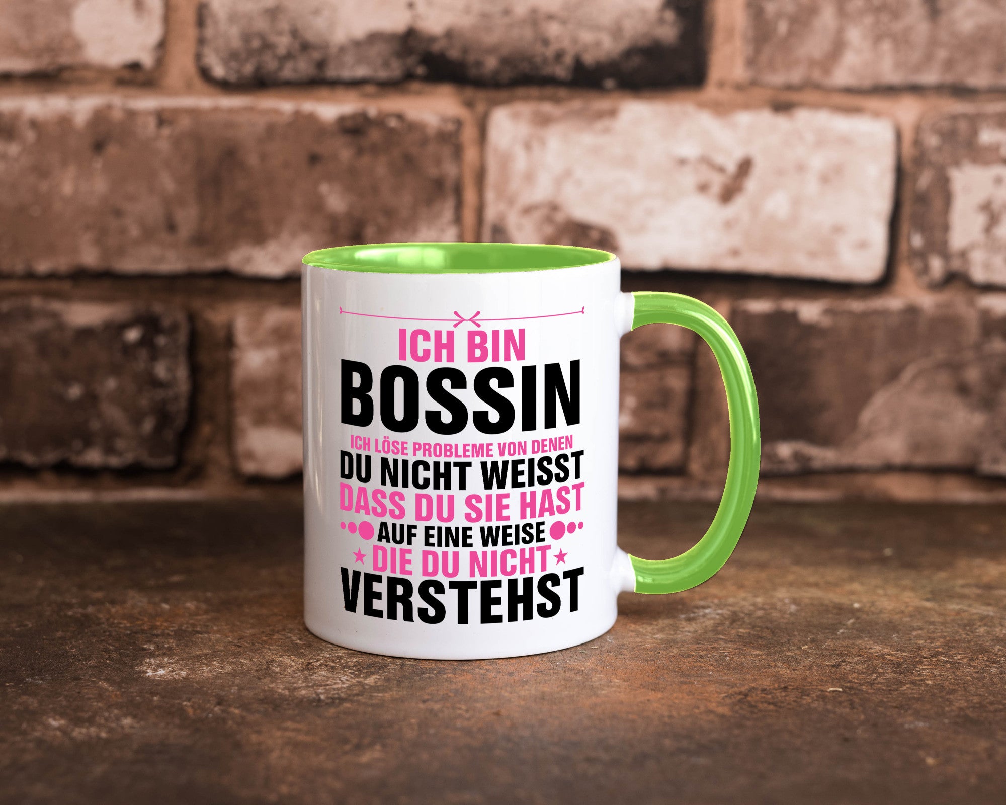 Löse Probleme: Bossin | Führungskraft Vorgesetzte lustig Humor Geschenkidee