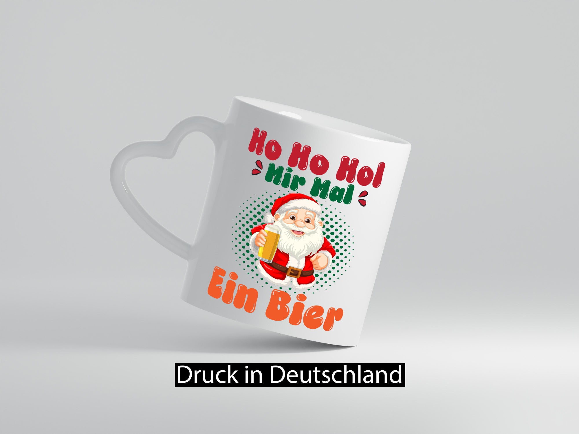 Ho mir mal ein Bier | Ugly Christmas Trinken v2 Geschenkidee Humor Tasse