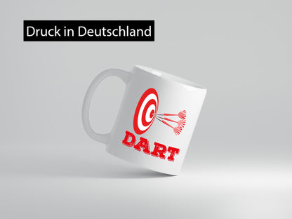 Dartspieler Tasse | Dart Hobby Motiv Spieler lustig Humor Geschenkidee Geschenk
