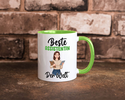Beste Assistentin | Assistenz Hilfskraft v2 Geschenkidee Humor Tasse