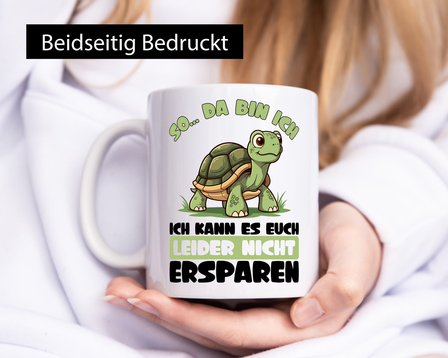Bin ich kann es euch leider nicht ersparen | Schildkröte lustig Humor