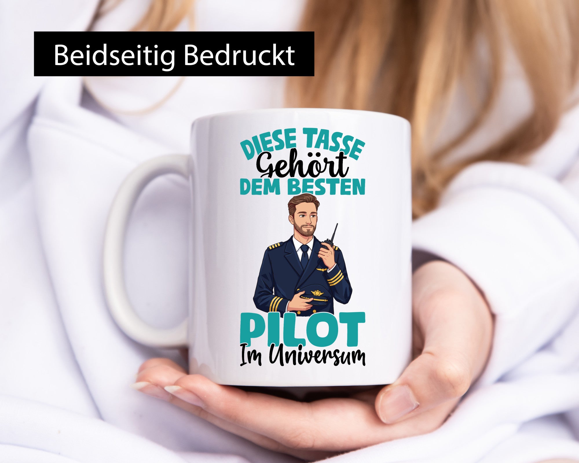 Im Universum: Pilot | Flugzeug Piloten Geschenk Humor Geschenkidee lustiger