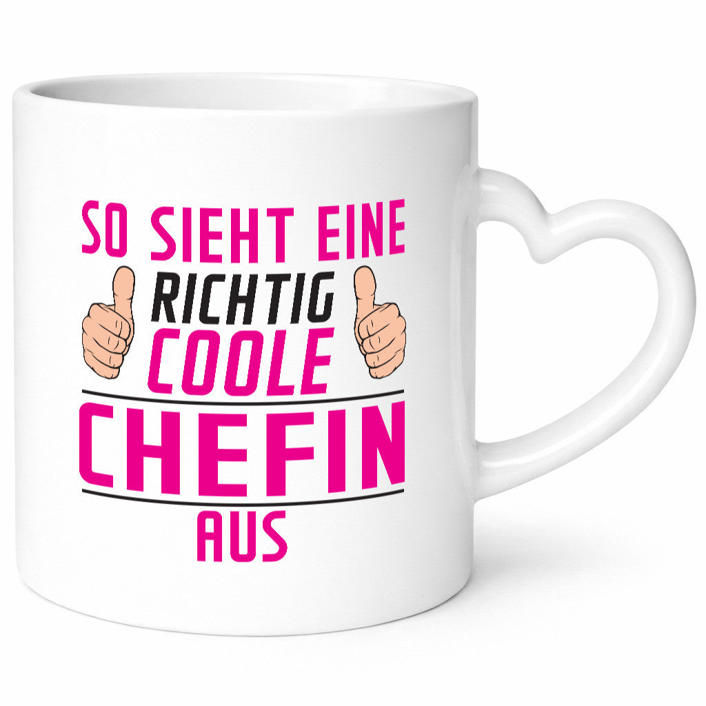 Richtig Coole Chefin | Führungskraft Vorgesetzte Geschenkidee Arbeit Kollegen