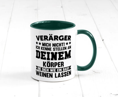 Ärger mich nicht ich kenne stellen da tut es weh. | Rache Geschenk Humor