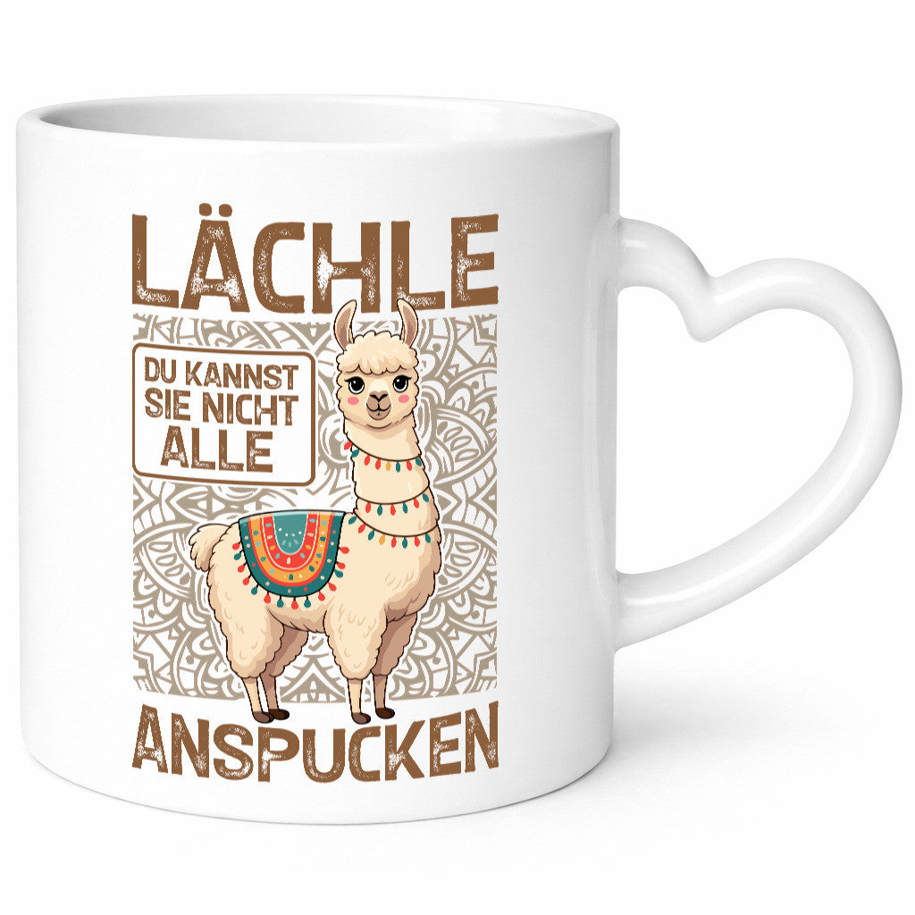 Du kannst sie nicht alle ansprucken | Lama lpaka Humor Geschenkidee Tasse
