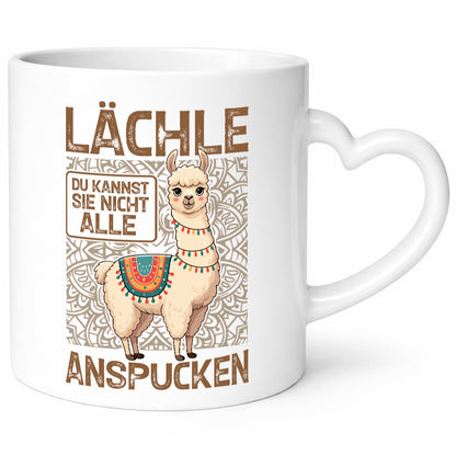 Du kannst sie nicht alle ansprucken | Lama lpaka Humor Geschenkidee Tasse