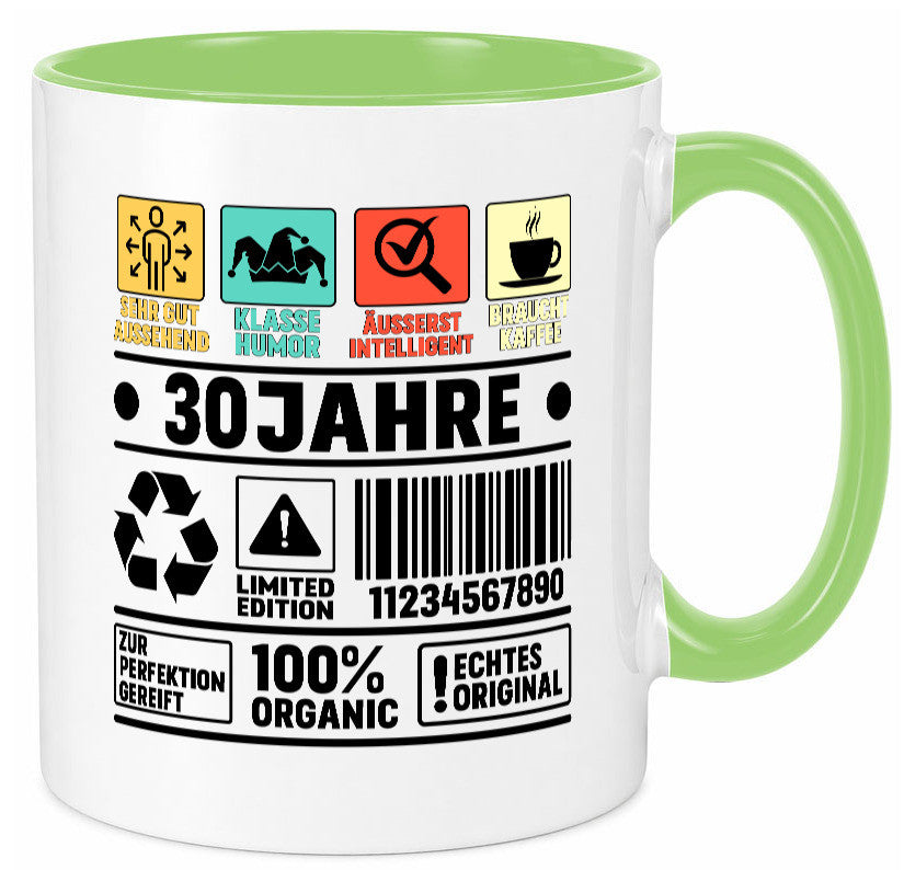 30. Geburtstag | 30 Jahre Humor Limited Edition Geschenk Geschenkidee lustiger