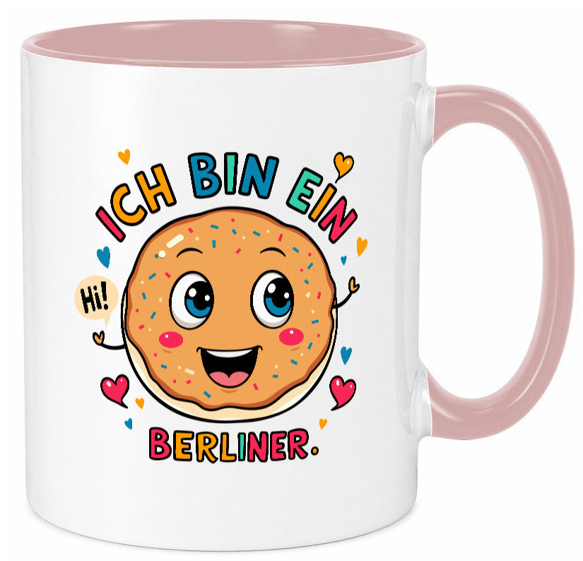 Ich bin ein Berliner | Krapfen Pfannkuchen Humor Geschenkidee Tasse
