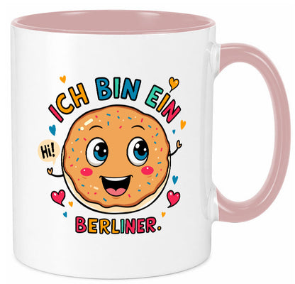 Ich bin ein Berliner | Krapfen Pfannkuchen Humor Geschenkidee Tasse
