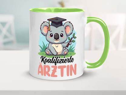 Koalifizierte Ärztin | Medizin Doktorin Fachärztin Geschenkidee Humor Tasse