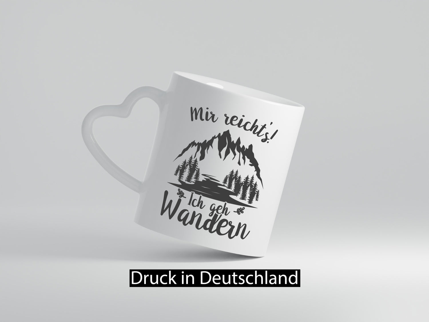 Ich geh wandern | Berge See Geschenkidee Humor Tasse