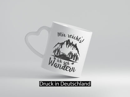 Ich geh wandern | Berge See Geschenkidee Humor Tasse