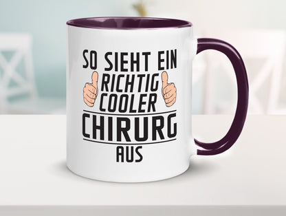 Richtig Cooler Chirurg | Medizin Chirurgie Krankenhaus lustiger Spruch Geschenk