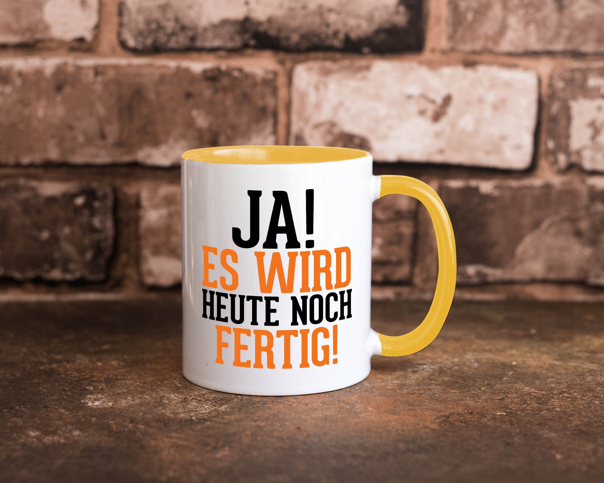 Ja es wird heute noch fertig | Arbeit Kollegen Werkstatt Humor Büro