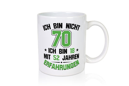 Ich bin nicht 70 | Rentner Viel erfahrung im leben lustig Ruhestand Jubiläum