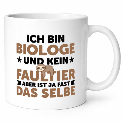 Ich bin kein Faultier: Biologe | Biologie Naturforscher v2 Geschenk