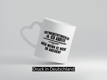 Ich arbeite, sieht nicht so aus | Softwareentwickler IT lustiger Spruch
