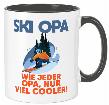 Ski Opa, normal, nur cooler | Skifahrer Bäume Schnee Geschenkidee Familie Humor
