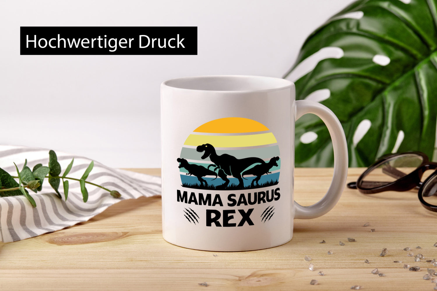 Mama Saurus Rex | Dinosaurier Muttertag Dino Geschenkidee Familie Humor Tasse