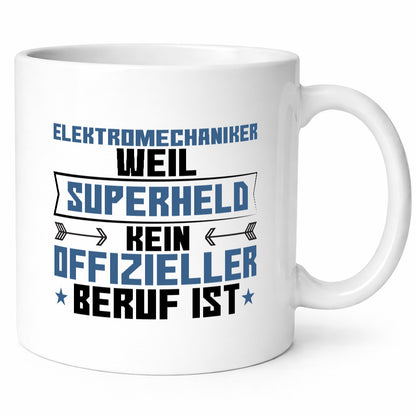 Superheld Elektromechaniker | Mechaniker Elektrik Geschenkidee Humor Tasse