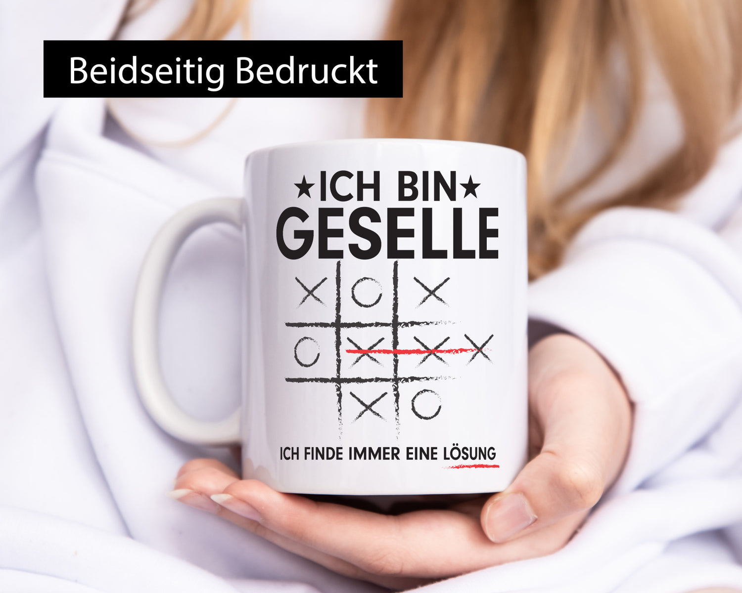 Löse Probleme: Geselle | Handwerker Humor Geschenkidee Tasse